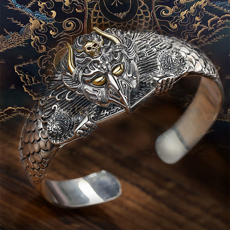 Copper Spiritual Bracelet Bangle for Wisdom and Protection
