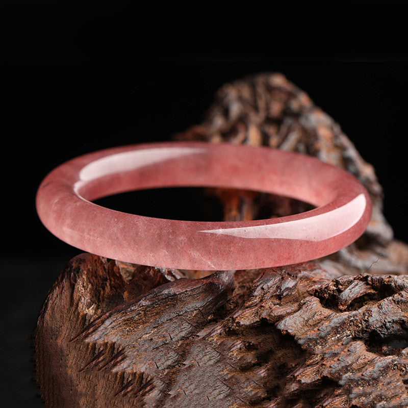 Strawberry Quartz Love Healing Bracelet 50mm Bangle