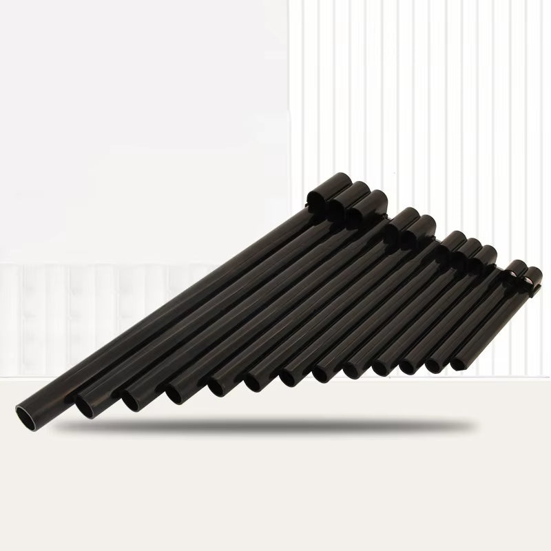 Pan flute made of black bamboo pipes for ABS Pan Flute for Students