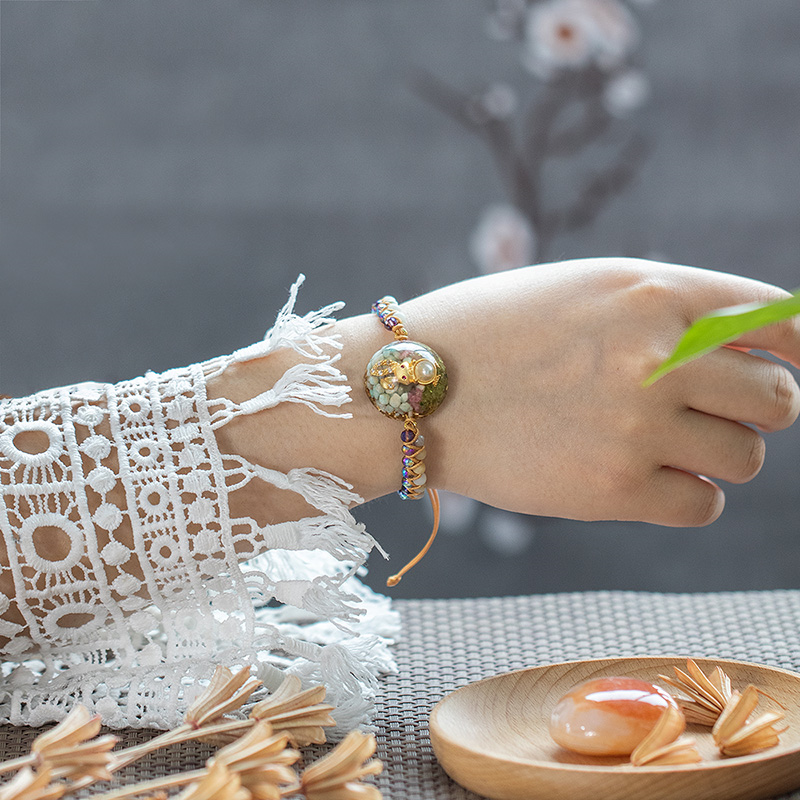 « Bracelet d'Orgone de Manifestation d'Abondance »