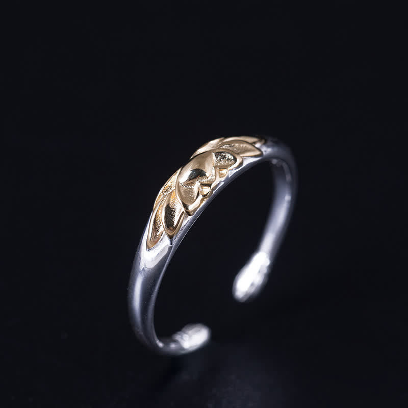 Bague Lotus ajustable en argent sterling 925 pour un nouveau départ