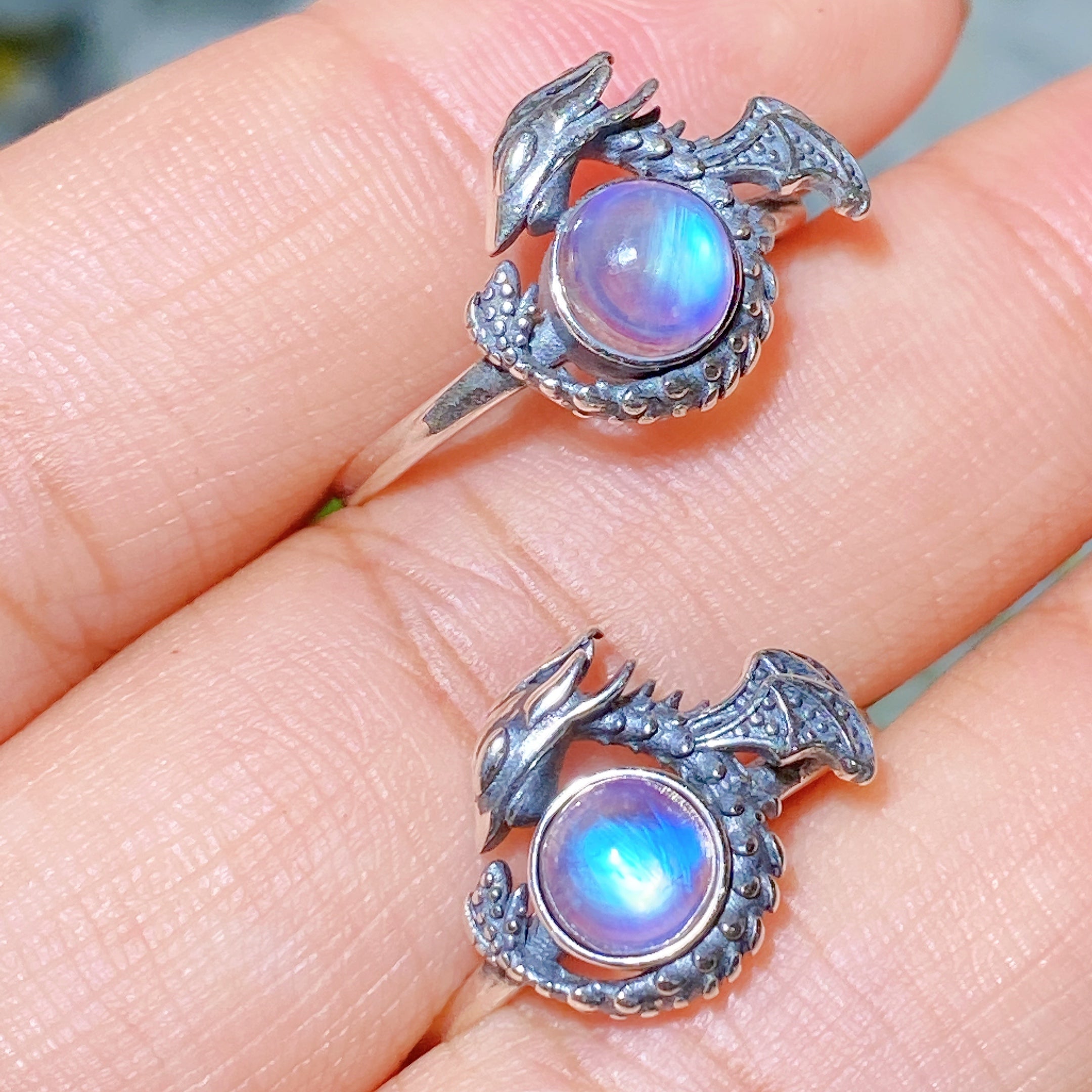 Bague de guérison ajustable en cristal d'améthyste pour femme