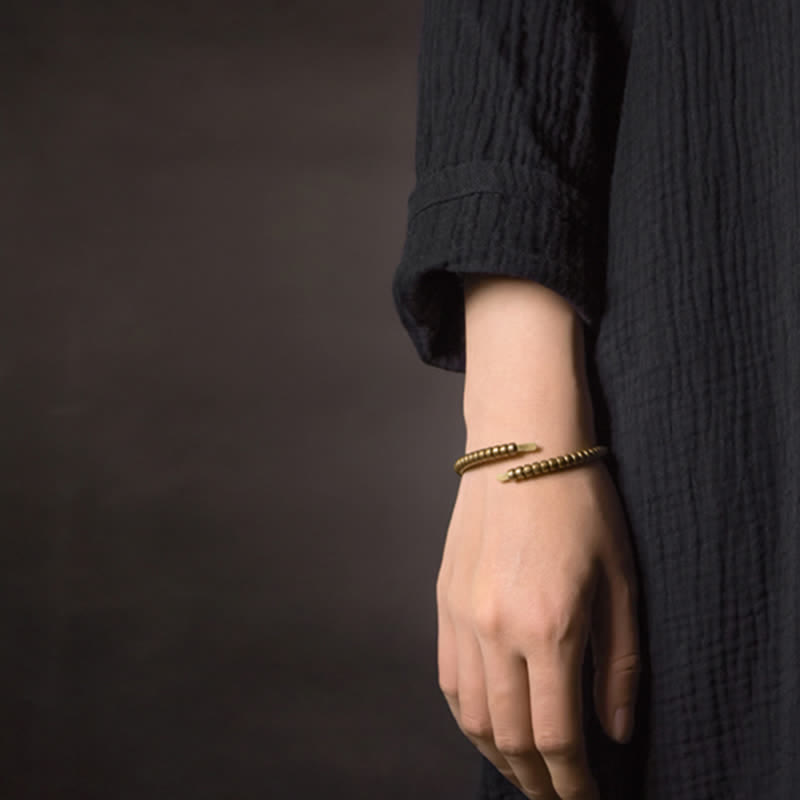 Bracelet d'équilibre réglable en cuivre | Bijoux spirituels vintage