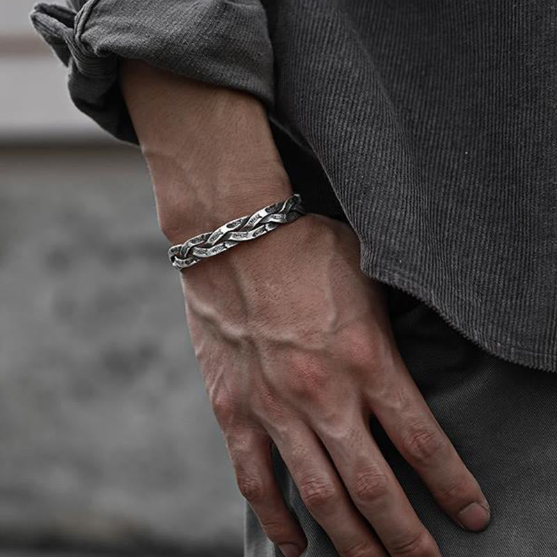 Bracelet réglable en cuivre avec poisson koï, porte-bonheur et prospérité