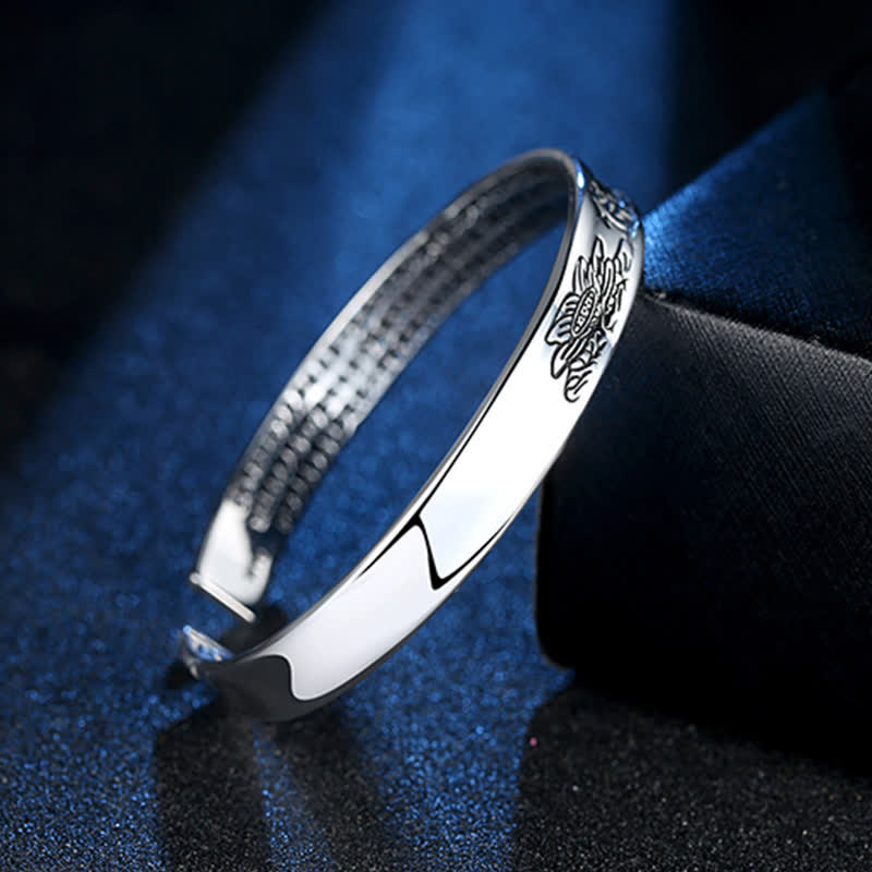 Bracelet Lotus en cuivre réglable pour l'illumination et les nouveaux départs