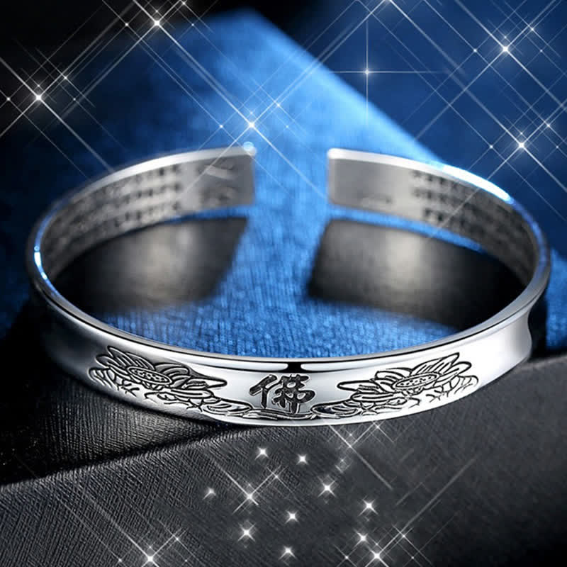 Bracelet Lotus en cuivre réglable pour l'illumination et les nouveaux départs