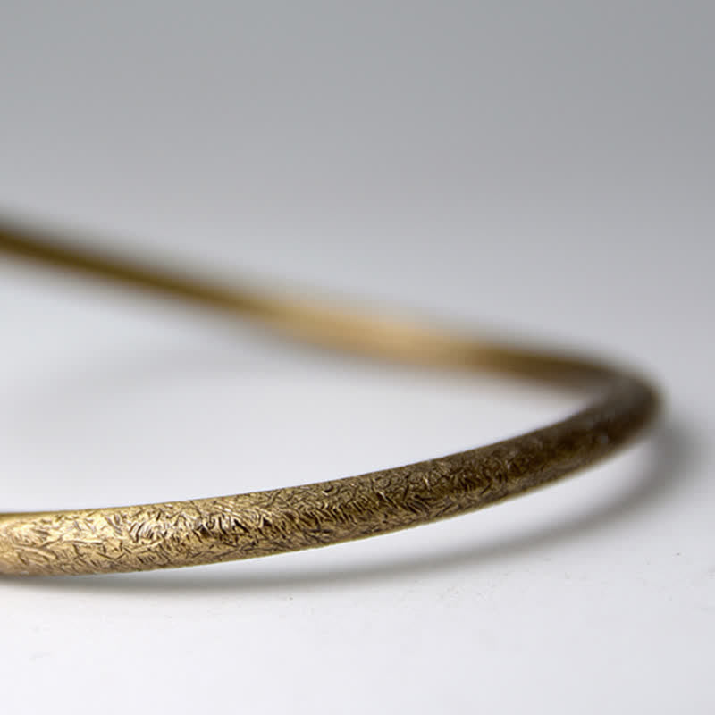 Bracelet porte-bonheur réglable en cuivre pour l'équilibre spirituel