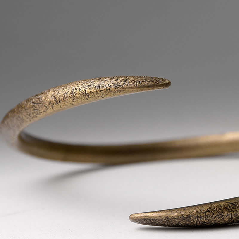 Bracelet porte-bonheur réglable en cuivre pour l'équilibre spirituel