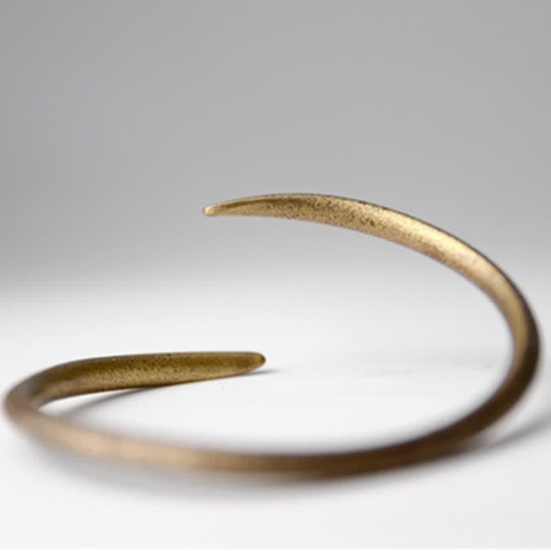 Bracelet porte-bonheur réglable en cuivre pour l'équilibre spirituel