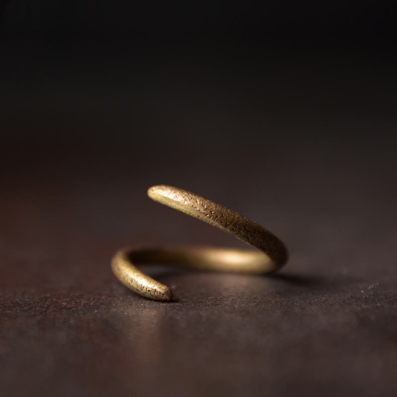 Bracelet porte-bonheur réglable en cuivre pour l'équilibre spirituel