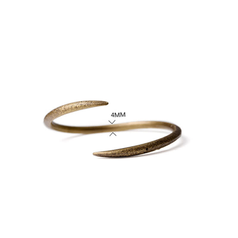 Bracelet porte-bonheur réglable en cuivre pour l'équilibre spirituel