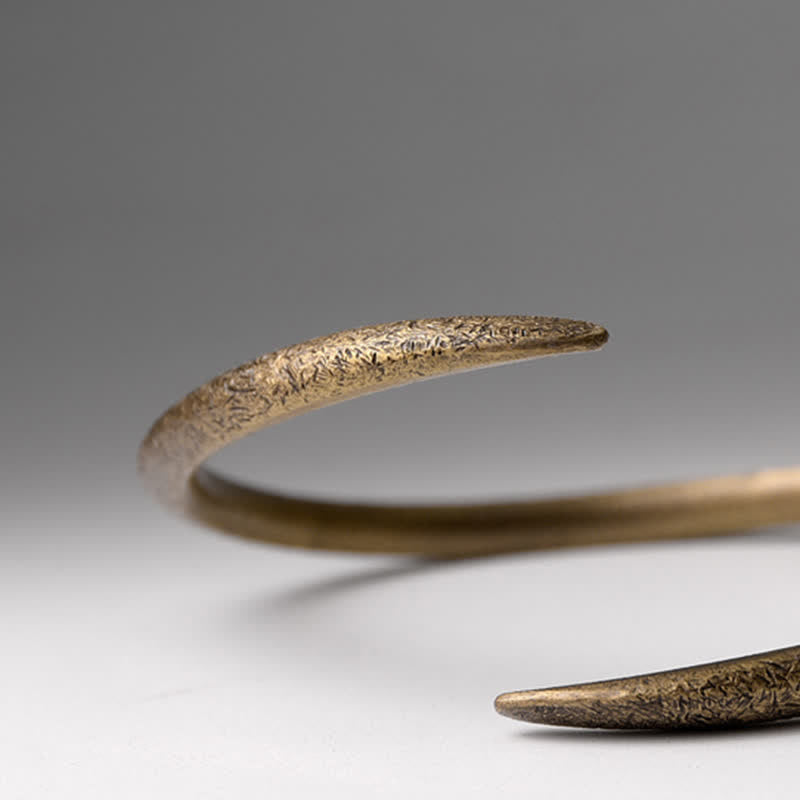 Bracelet porte-bonheur réglable en cuivre pour l'équilibre spirituel