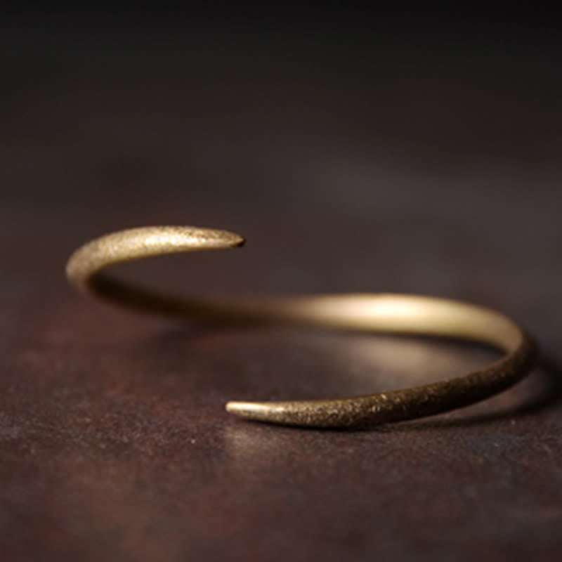 Bracelet porte-bonheur réglable en cuivre pour l'équilibre spirituel