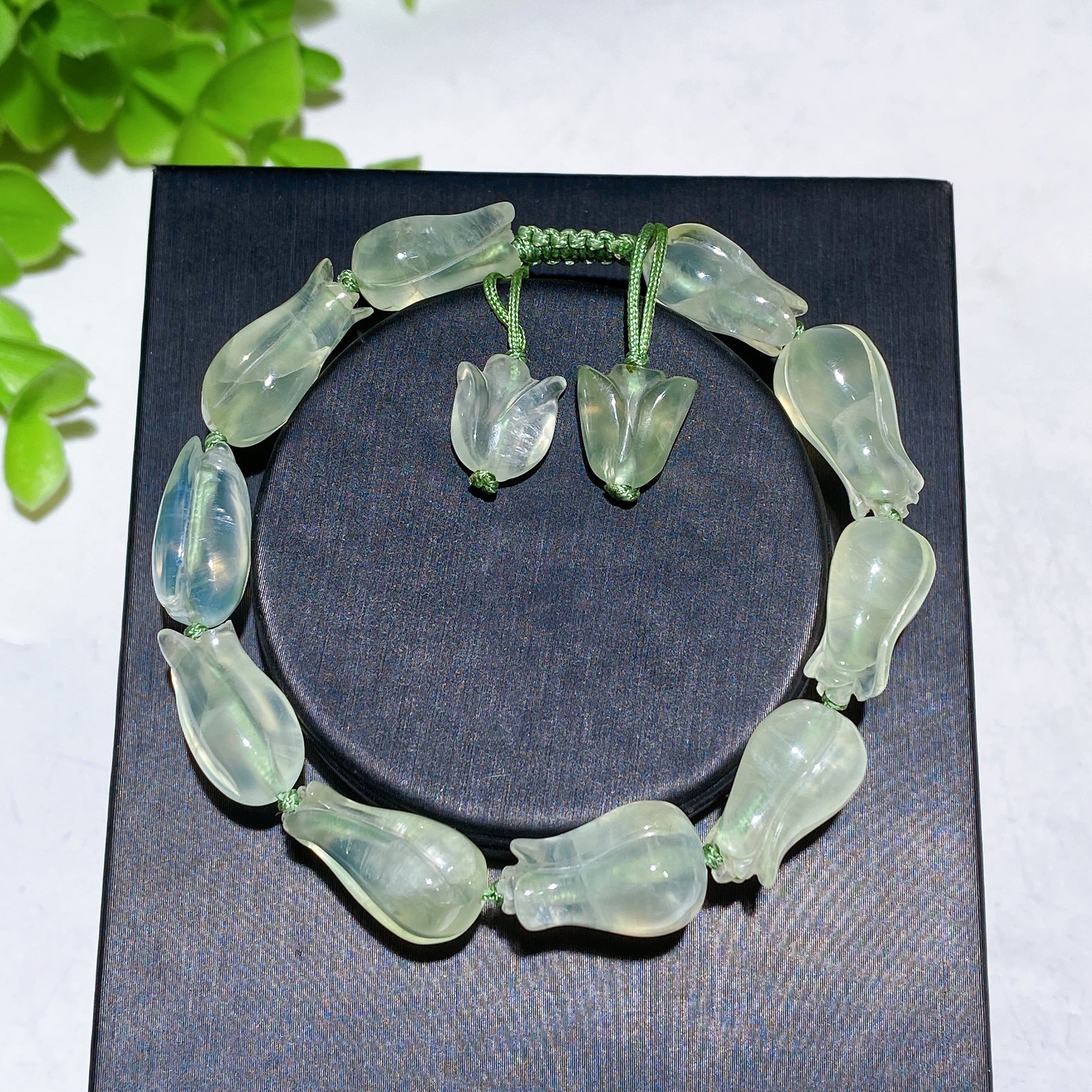 Bracelet de guérison réglable en cristal avec pierres précieuses naturelles