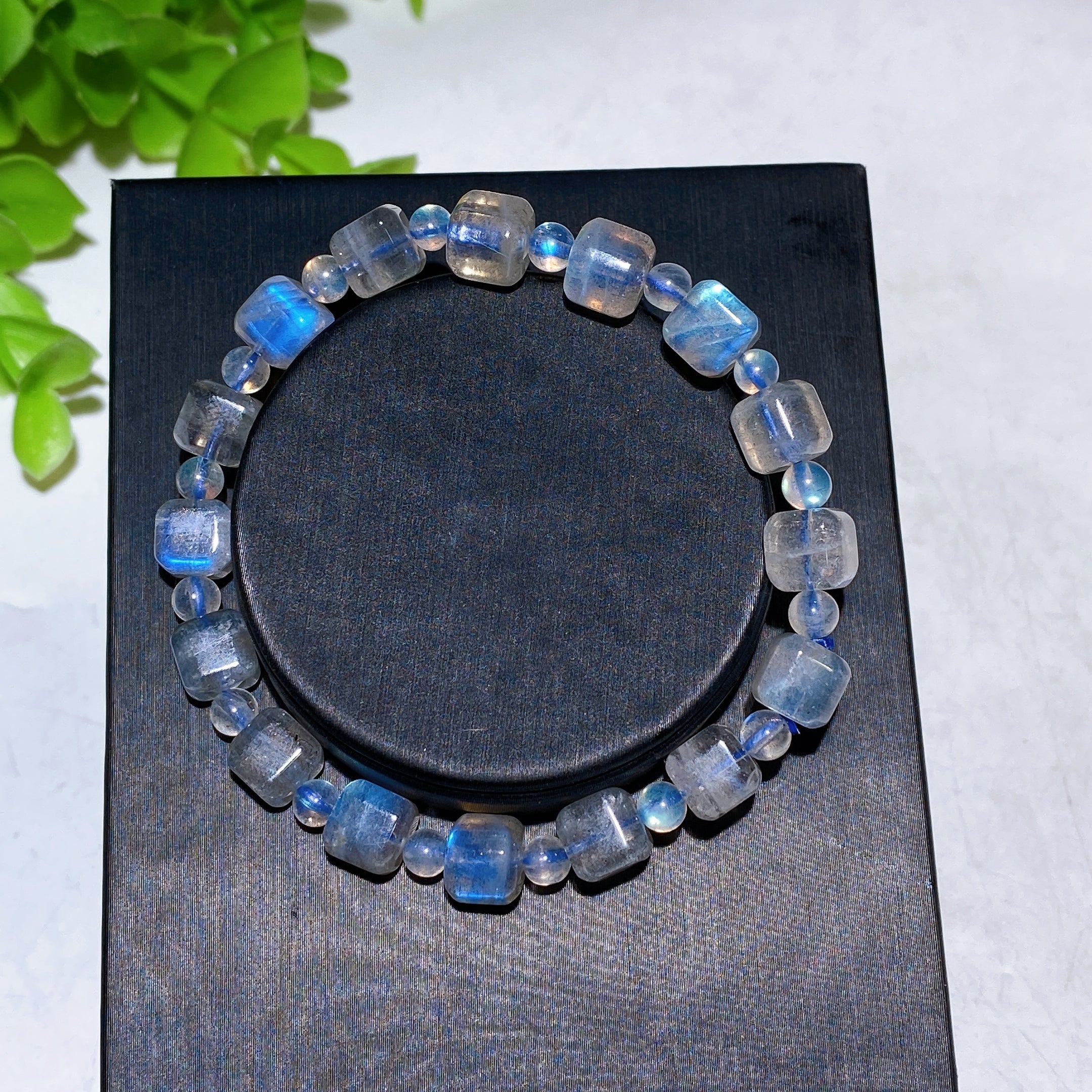 Bracelet de guérison réglable en cristal avec pierres précieuses naturelles