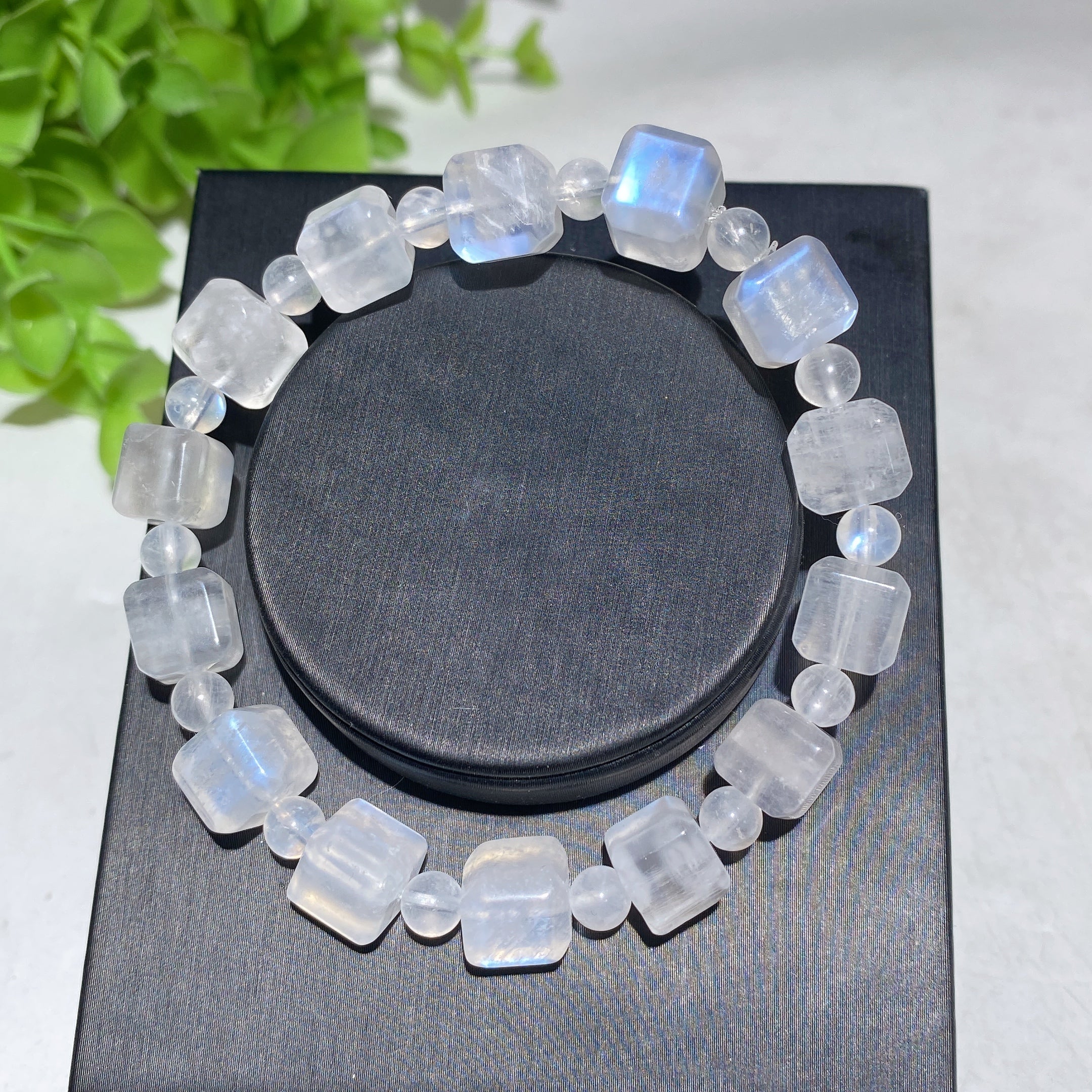 Bracelet de guérison réglable en cristal avec pierres précieuses naturelles