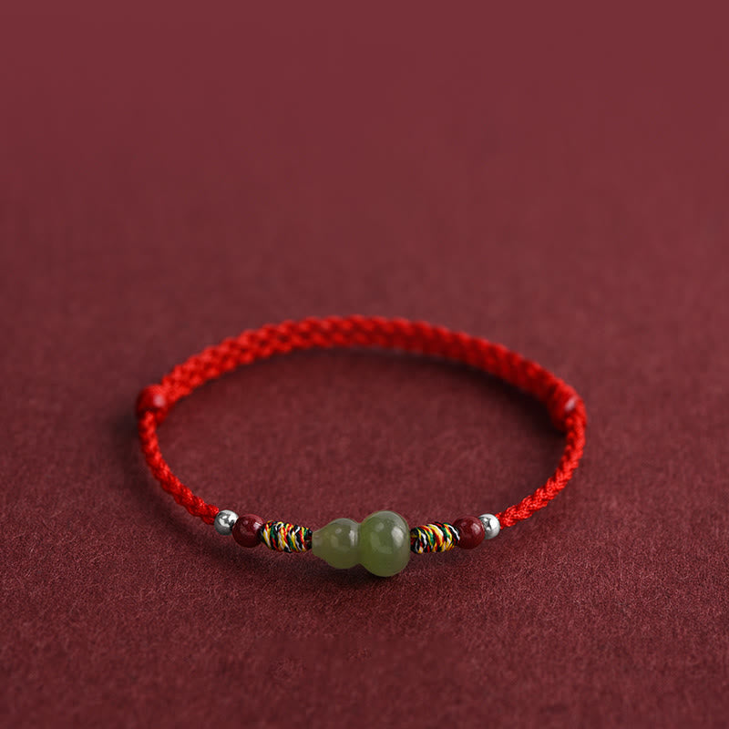 Bracelet de protection en gourde de jade Hetian pour adultes