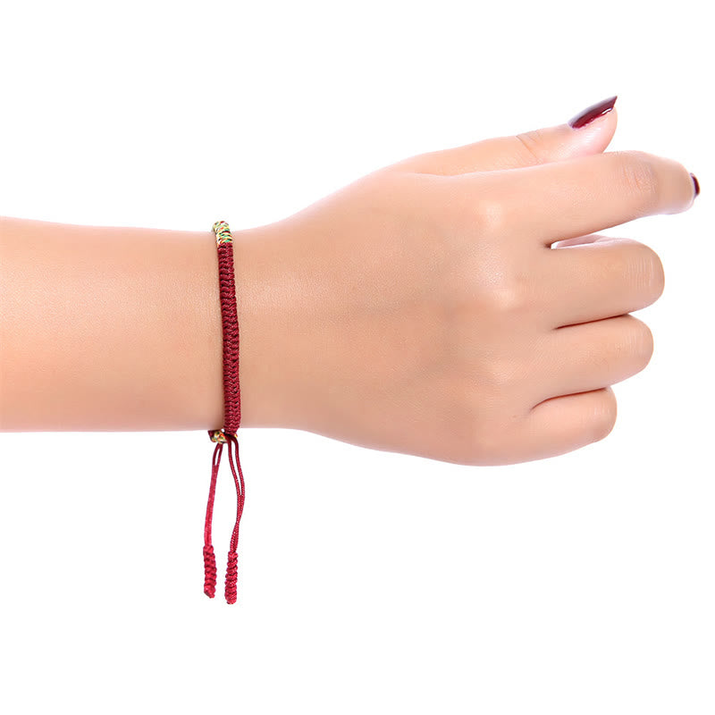 Multicolor Tibetan King Kong Knot Red String Bracelet