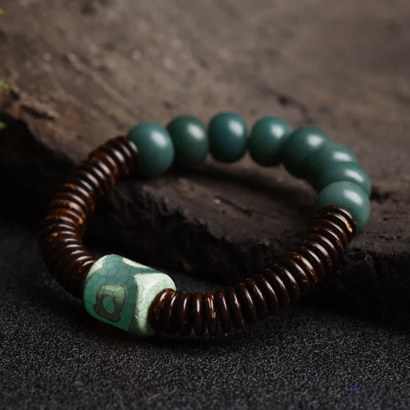 Bracelet spirituel tibétain en graines de Bodhi pour la protection