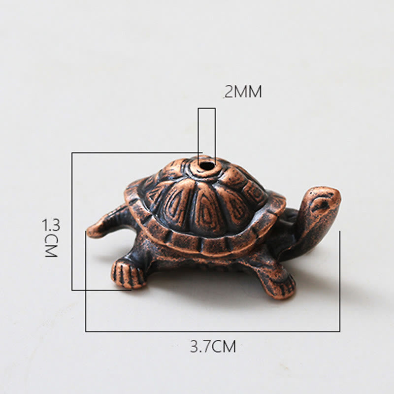 Brûleur d'encens en alliage tortue et escargot pour la méditation
