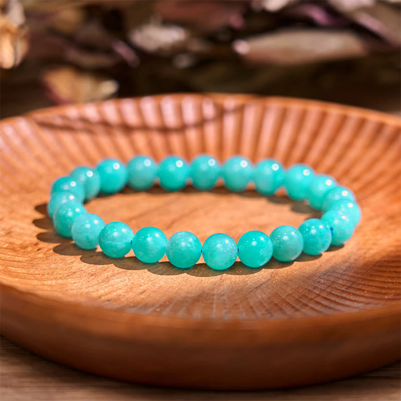 Bracelet Amazonite pour l'équilibre positif et la guérison