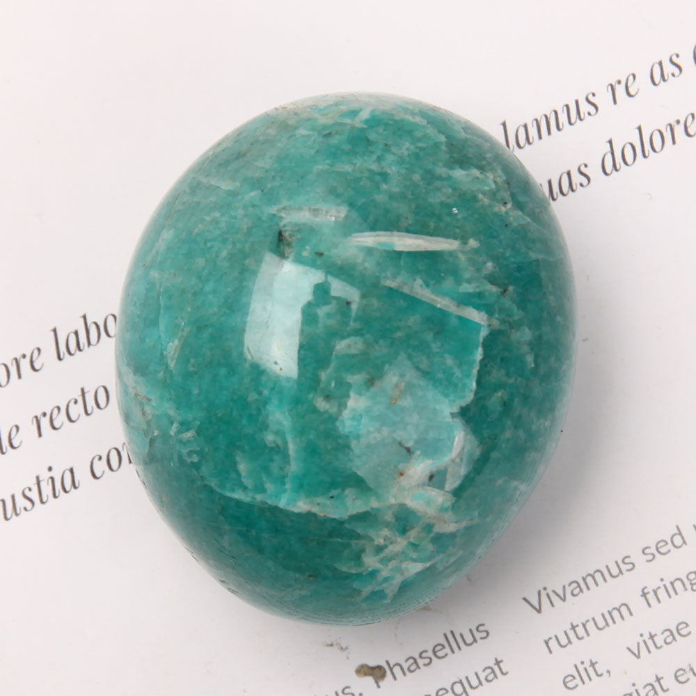 Amazonite Palm Stone 0.5kg Healing Crystal