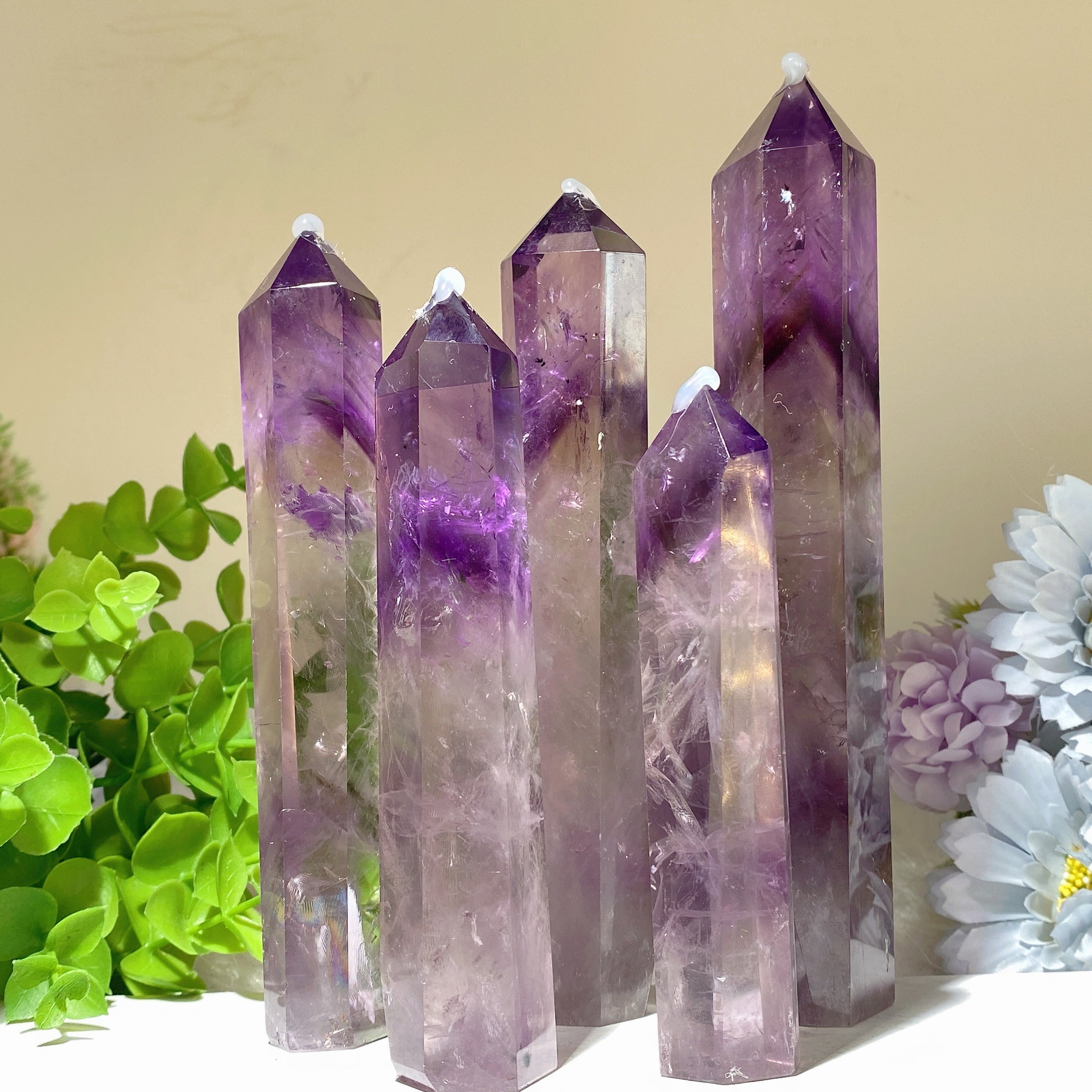 Amethyst Crystal Tower 4-8 Inch Healing Point
