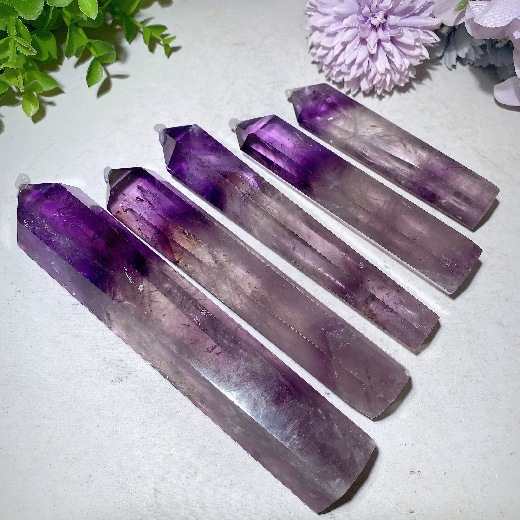 Amethyst Crystal Tower 4-8 Inch Healing Point
