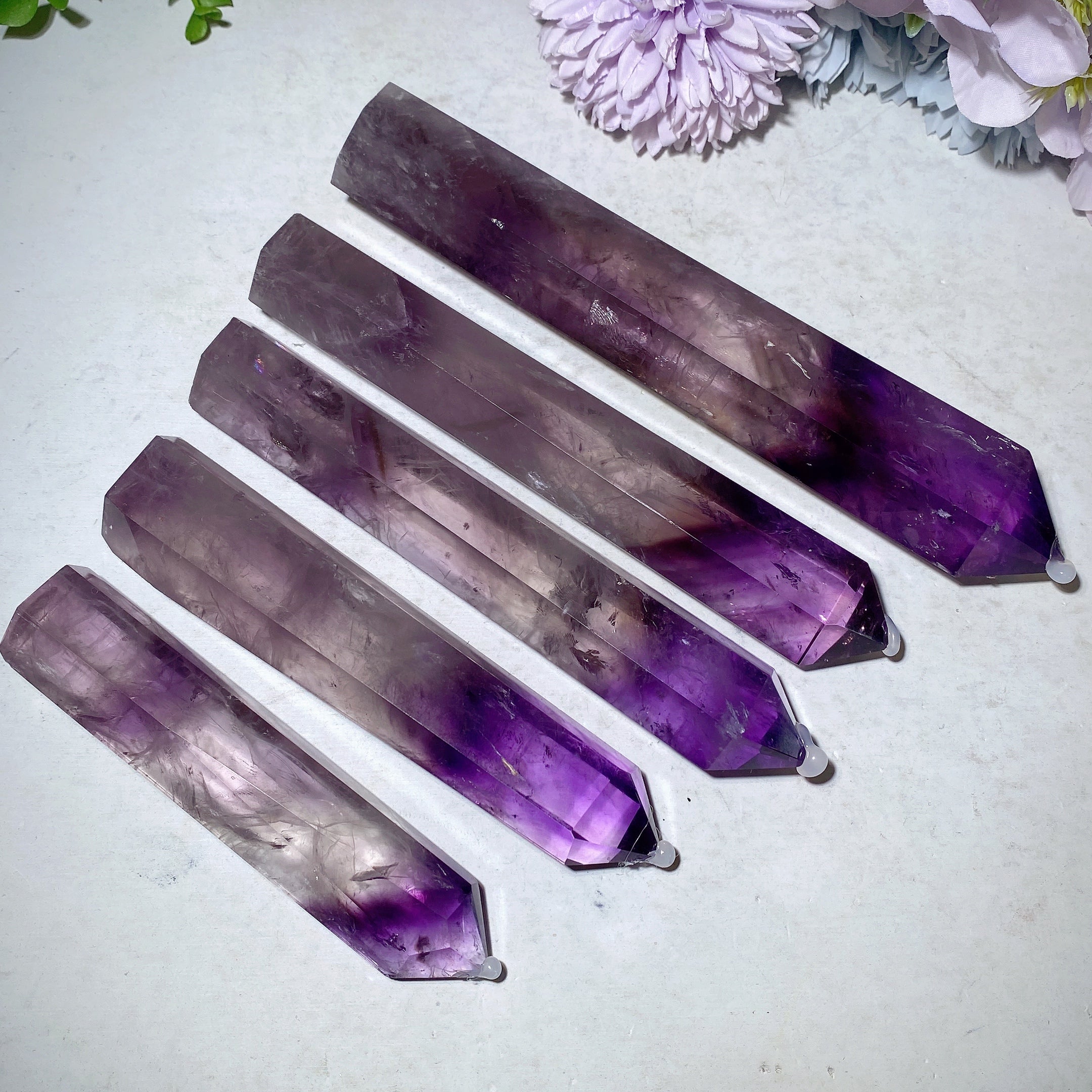 Amethyst Crystal Tower 4-8 Inch Healing Point