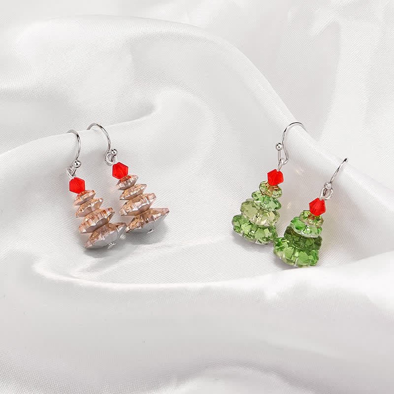 Boucles d'oreilles pendantes en améthyste | Cristaux variés, 3 cm