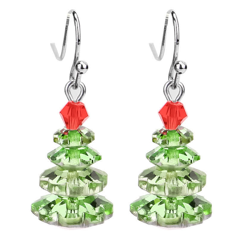 Boucles d'oreilles pendantes en améthyste | Cristaux variés, 3 cm