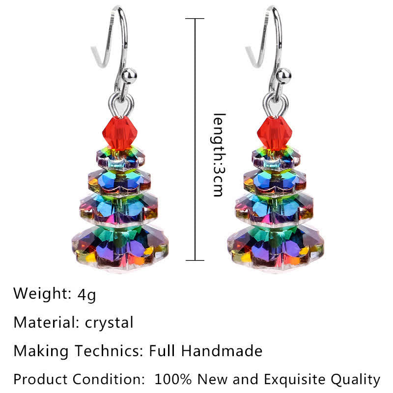 Boucles d'oreilles pendantes en améthyste | Cristaux variés, 3 cm