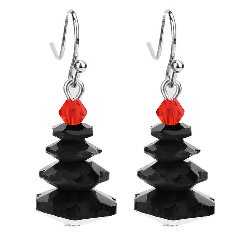 Boucles d'oreilles pendantes en améthyste | Cristaux variés, 3 cm