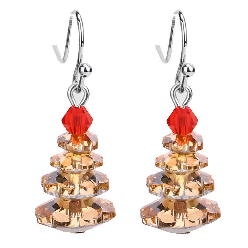Boucles d'oreilles pendantes en améthyste | Cristaux variés, 3 cm