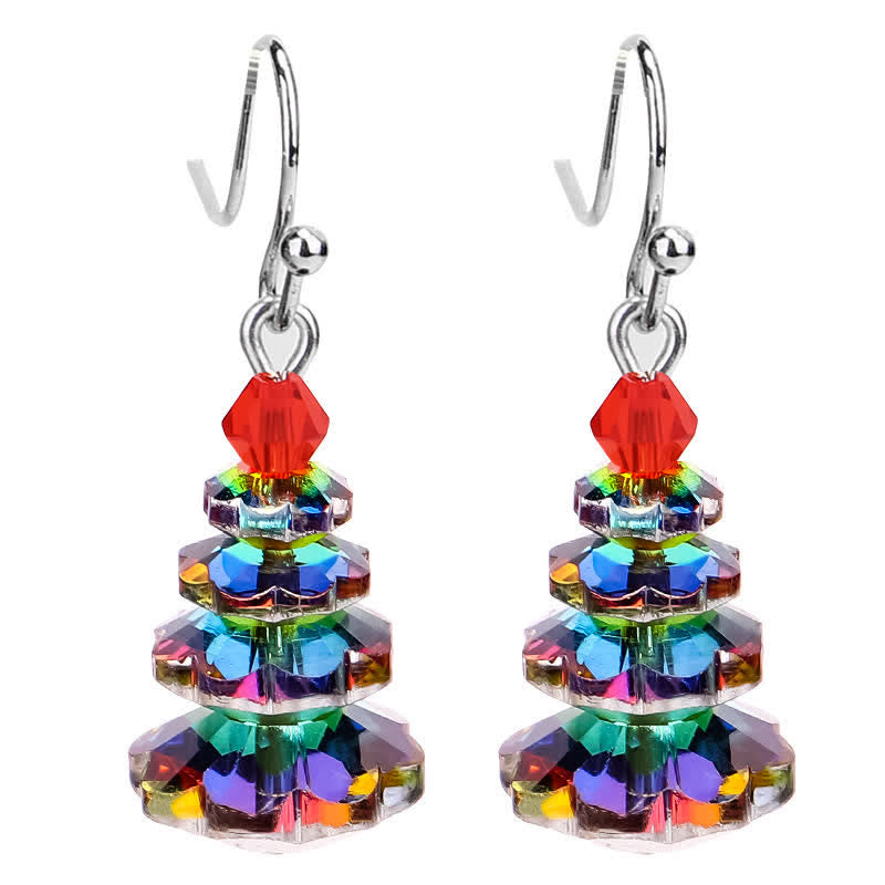 Boucles d'oreilles pendantes en améthyste | Cristaux variés, 3 cm