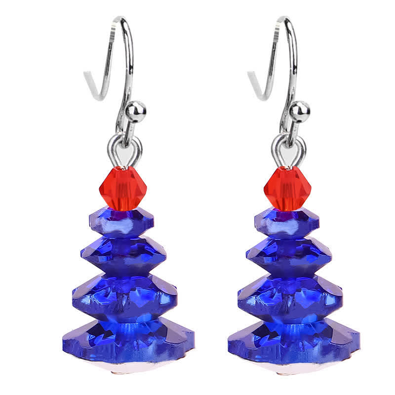 Boucles d'oreilles pendantes en améthyste | Cristaux variés, 3 cm