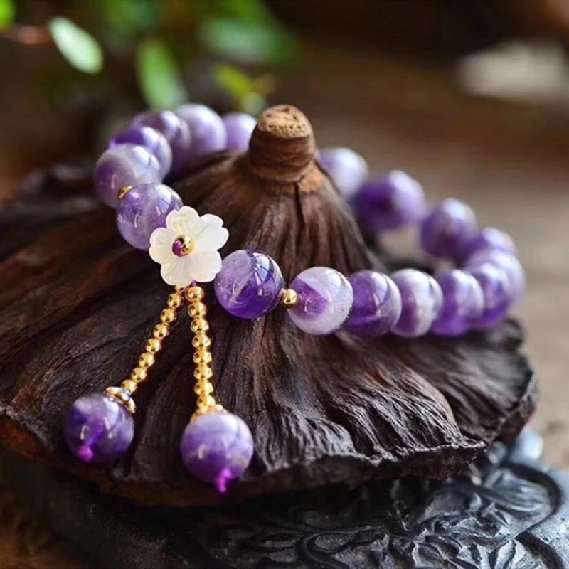 Bracelet Amour et Bien-être Améthyste