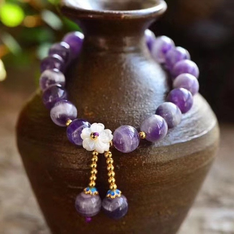 Bracelet Amour et Bien-être Améthyste