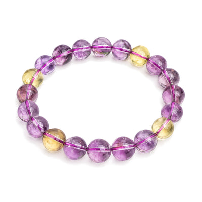 8.5mm Ametrine Healing Bracelet for Spiritual Protection, Default Title, on a white background