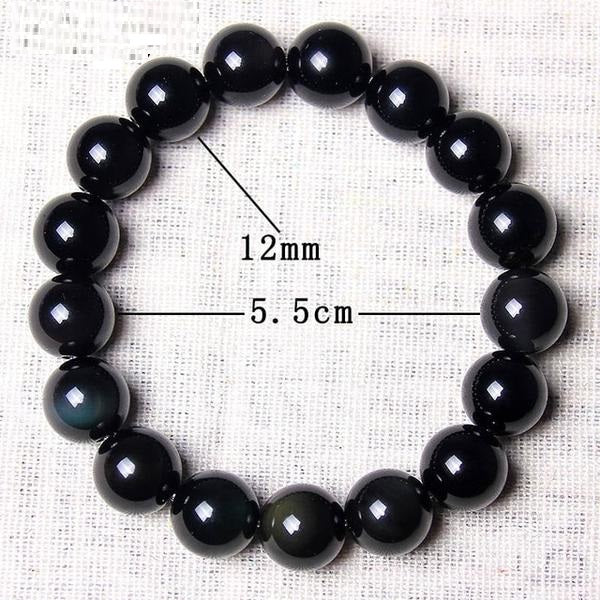 Bracelet de perles énergétiques de guérison en forme de larme d'Apache
