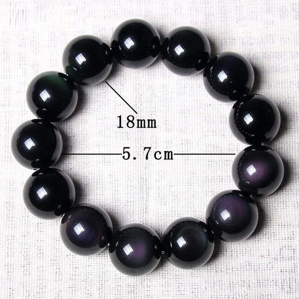 Bracelet de perles énergétiques de guérison en forme de larme d'Apache