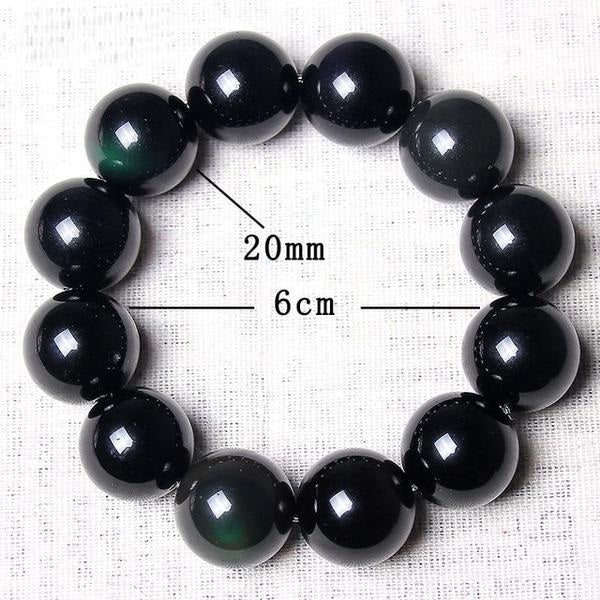 Bracelet de perles énergétiques de guérison en forme de larme d'Apache