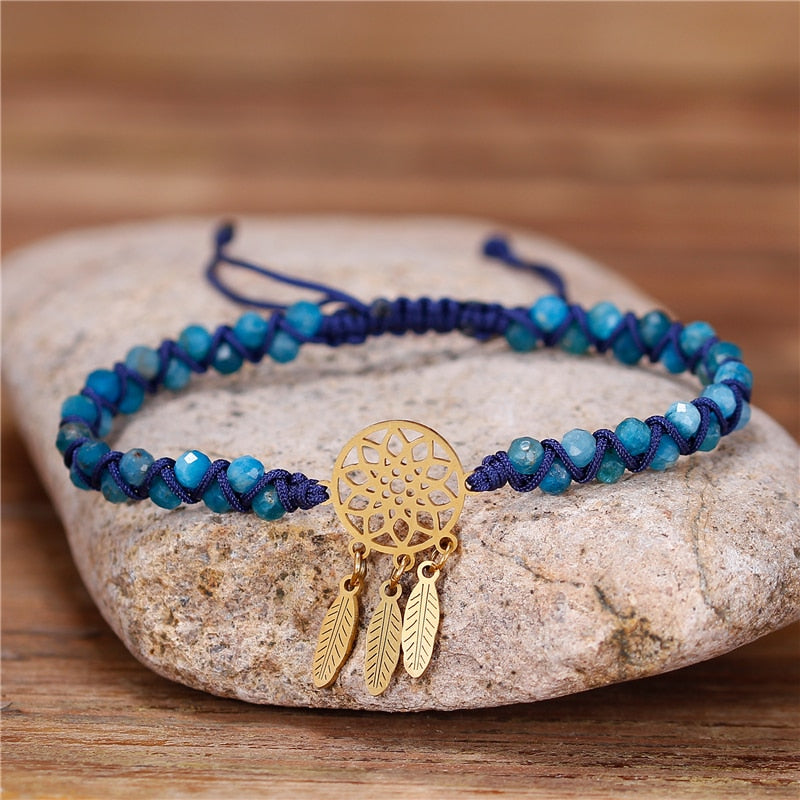 Bracelet Chakra Apatite pour la croissance spirituelle