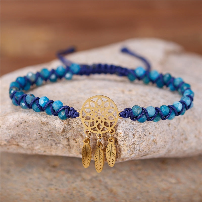 Bracelet Chakra Apatite pour la croissance spirituelle
