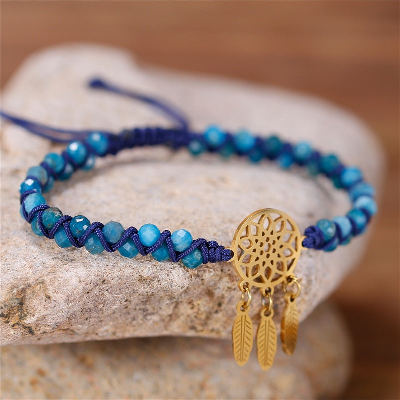 Bracelet Chakra Apatite pour la croissance spirituelle