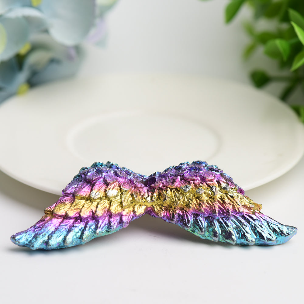 Aura Bismuth Crystal Carvings 1.3-3.8 inch Healing Figurines