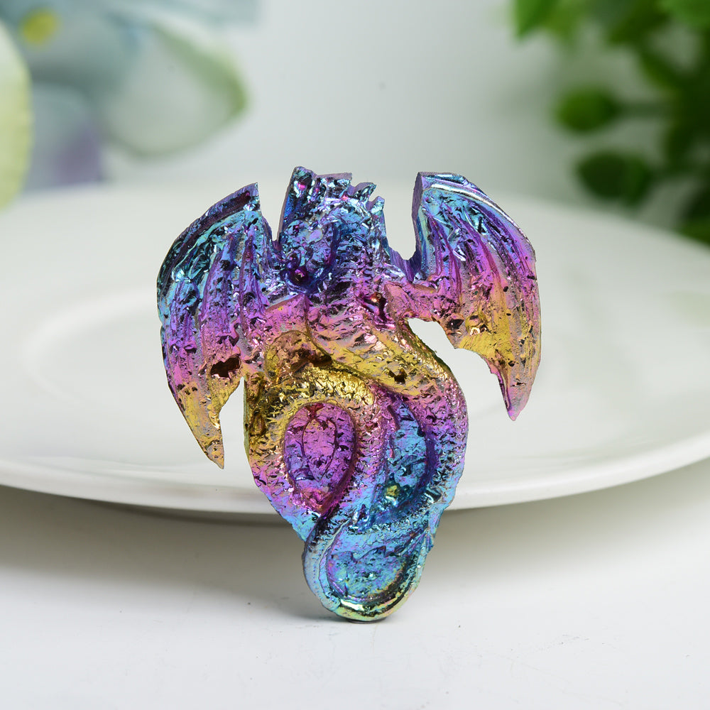 Aura Bismuth Crystal Figurines 1-3.8 Inch Carvings