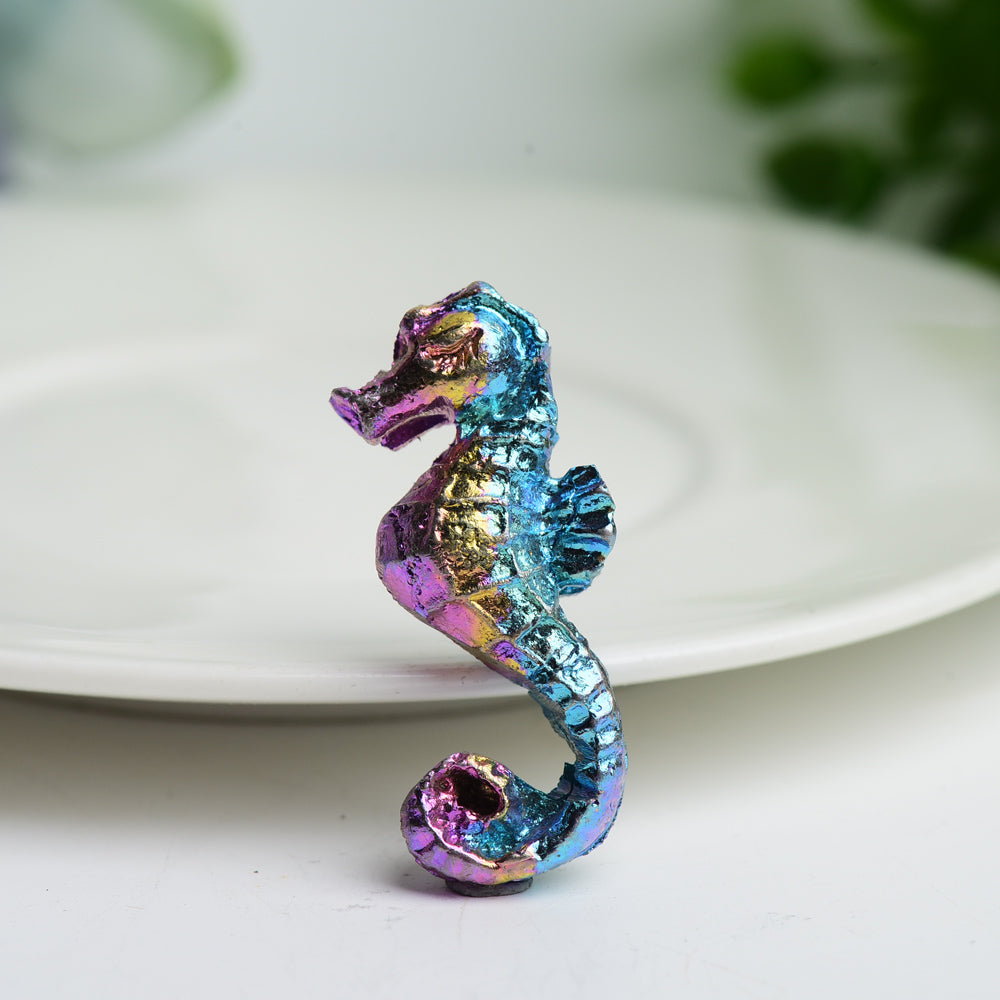 Aura Bismuth Crystal Figurines 1-3.8 Inch Carvings