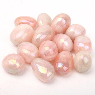 Cristal d'ange en quartz rose Aura 2,5-3,5 cm
