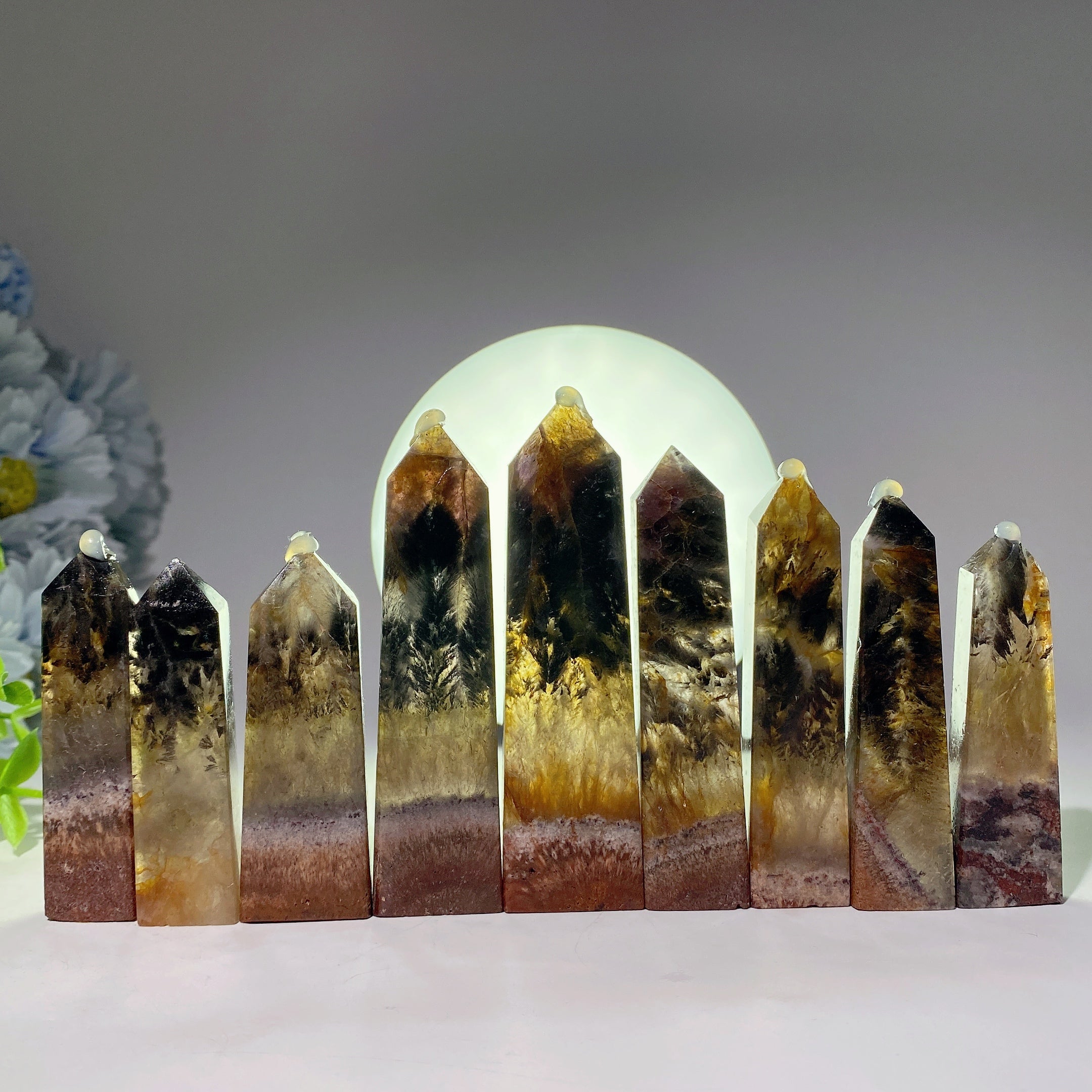 Auralite 23 Crystal Point 1.5-4.5 Inch Healing Wand